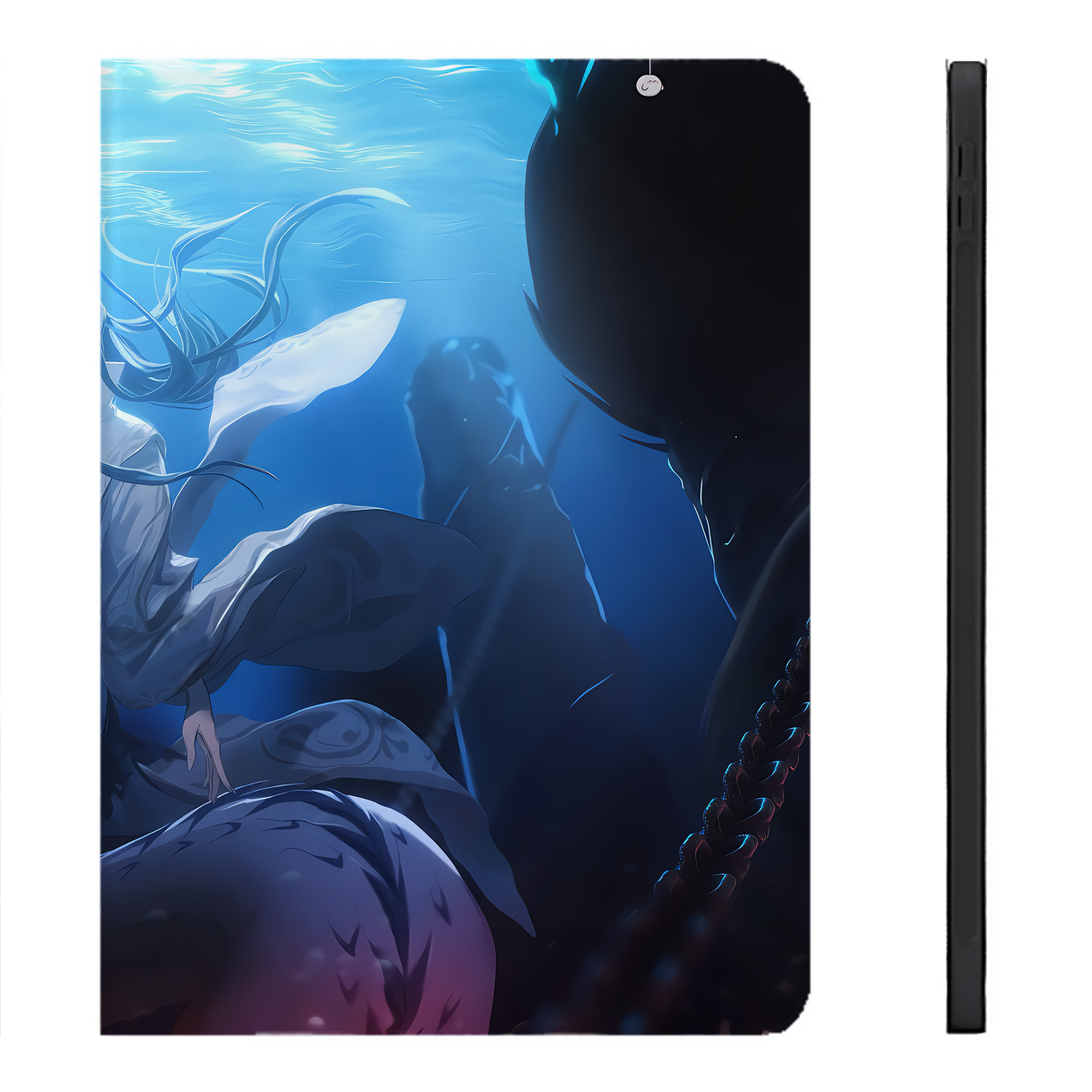 （画像用） Ne Zha 2 ナタ 魔童の大暴れ IPadケース ペンホルダー付き ブックスタイルデザイン